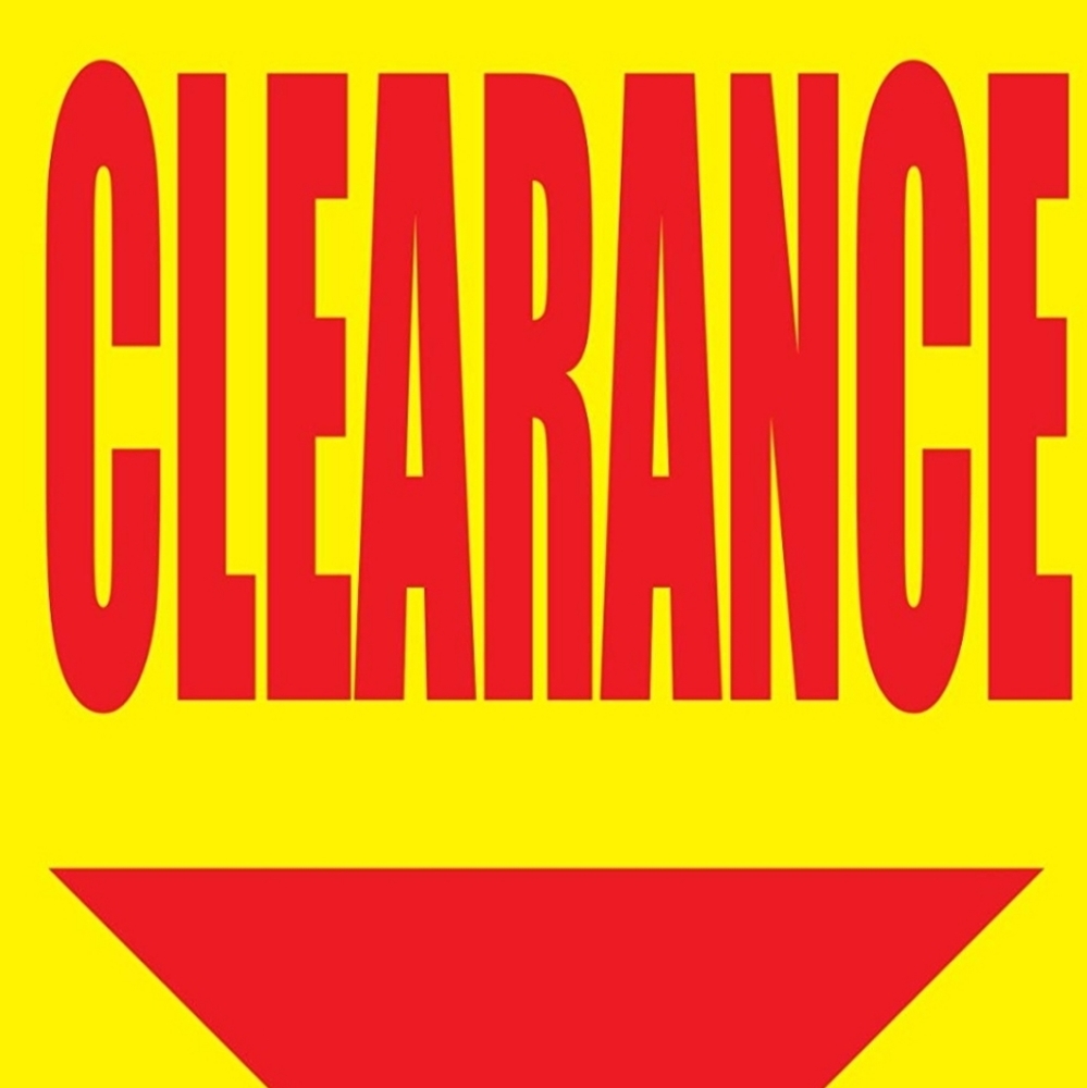 Clearance!!! Items must go! Trying to make room